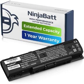 NinjaBatt Battery for HP P106 710416-001 Envy 710417-001 PI06 HSTNN-LB4N M7-J020DX 17-E020US M6-N012DX HSTNN-UB4N HSTNN-LB40 TPN-L112 M6-N010DX 17T-J100 - High Performance [6 cell/4400mAh/10.8v]