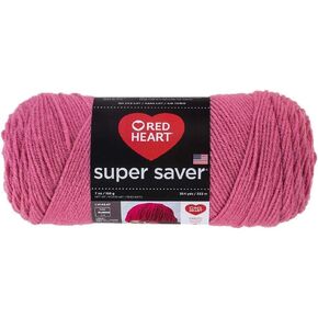 Red Heart Super Saver Yarn 774 Raspberry Light