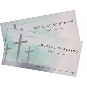 Special Offering Envelope | Church Pew Envelope (100)
