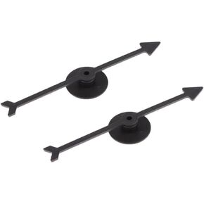 Game Spinner, 2Pcs Spinner Game Engaging Board Arrow Set Home and School Party Spinners Craft (Black)