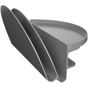 Deflecto Desk File Organizer, Standing Desk Accessory, Gray, Thermoplastic Polymer, 7.11e H x 12e W x 9.96e L