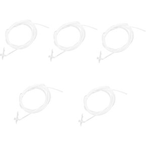 Homsfou 5pcs خرطوم الرغوة خرطوم الإبوكسي رف أنبوب امتداد أنبوب الرغوة الرغوة الرغوة رغوة الرغوة لرذاذ رغوة الخرط