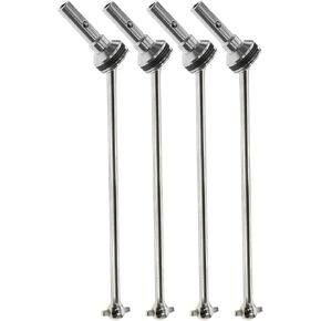 ترقيات محرك العمود CVD PRODRADERS لـ 1/8 SLEDGE 4WD #95076-4 ، 4PCS الخلفية الأمامية الصلب #45 ترقيات الأجزاء القفزة ل 1/8 4WD SLEDGE MONSTER TRACK 95076-4 ، Black