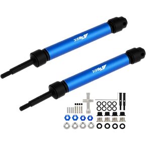 طقم عمود القيادة الخلفي القابل للتعديل 2pcs لـ 1/10 Slash 2WD Drive عمود Bandit Stampede Rustler Hoss VXL Series ترقيات جزء أزرق
