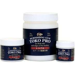 Toko Pro Burnishing Gum للحواف على Tan Tan و Veg Tan Leather ، 100 غرام