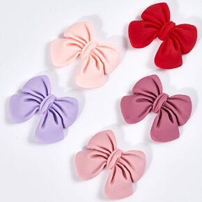 8pcs Large Slime Charms Bow Flatback Resin Charms Cute Bow Embellishments for Phone Cases, Photo Frames, Jewelry Boxes, Stationery Boxes, Scrapbooking DIY Crafts (Pink) in Kuwait