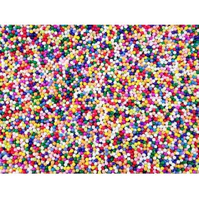 Non Edible Faux Rainbow Glass Nonpareil Sprinkles,2mm,Decoden Rainbow Funfetti Jimmies, Faux Caviar Beads for for Resin Art and Handicraft Decoration
