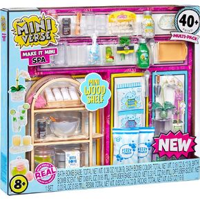 Miniverse Miniviverse MGA Make It Mini Spa Multipack Target Exclusive ، Mini Mini ، DIY ، Works حقًا ، منتجات سبا حقيقية ، غير صالحة للأكل ، جامعي ، 8+