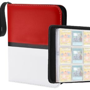 9 Pocket Card Binder for 900 Standard Trading Cards, Trading Card Album Folder with Zipper for Sports, MTG, TCG Cards -Toys Gifts for Boys Girls - Stylish Protection for Your Treasured Cards.