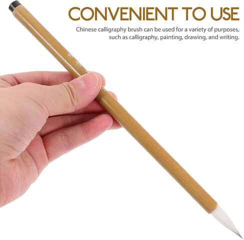 6pcs Chinese Calligraphy Brushes Chinese Writing Painting Brushes Bamboo Art Sumi Brush for Professional Beginner, Large Medium Small Sizes in Saudi Arabia