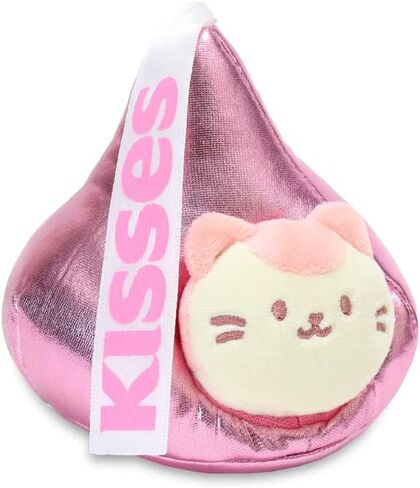 لعبة Anirollz المحشو بالحيوان ، لعبة Hershey Desconses Chocolate Toy Blantz Doll | لينة ، اسفنجي ، دافئ ، لطيف ، راحة ، آمنة | وسادة مع كيتي - هدية عيد الحب 4 بوصة in Kuwait