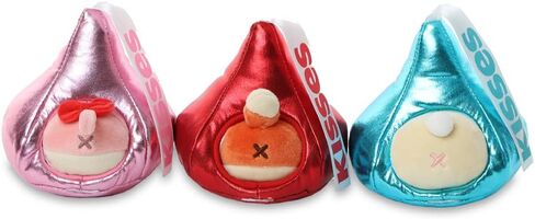 Anirollz Stuffed Animal Plush Toy - Official Hershey Kisses Chocolate Toy Blanket Outfitz Doll | Soft, Squishy, Warm, Cute, Comfort, Safe | Pillow with Kitty - Valentine's Day Gift 4" Kittiroll in Kuwait