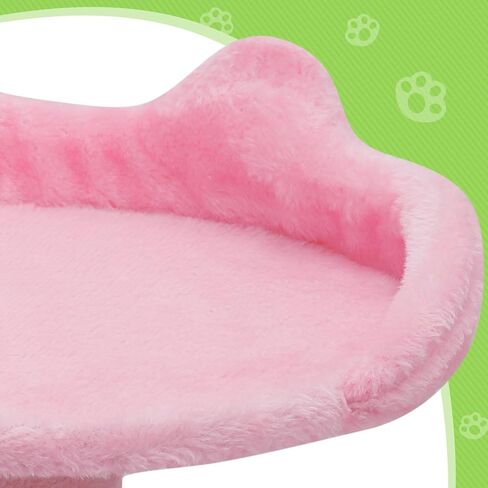 Magshion Cat Tree 55" Cats Tower for Indoor Cats, Multi-Level Cat Condo with Scratching Post, Top Perch, Sisal Board and Dangling Ball, Cat Stand Jumping Platform Kittens Pet Play House (Beige) in Kuwait