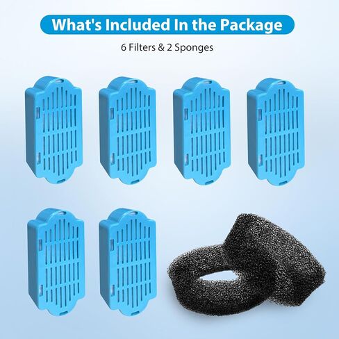Cat Water Fountain Filters,Pet Water Fountain Replacement Filter for 108oz/3.2L and 135oz/4.0L Adjustable Water Flow Cat Fountain in Saudi Arabia