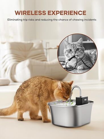 Cat Water Fountain Filters,Pet Water Fountain Replacement Filter for 108oz/3.2L and 135oz/4.0L Adjustable Water Flow Cat Fountain in Saudi Arabia