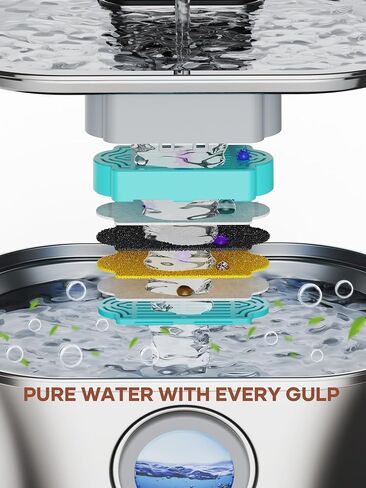 Cat Water Fountain Filters,Pet Water Fountain Replacement Filter for 108oz/3.2L and 135oz/4.0L Adjustable Water Flow Cat Fountain in Saudi Arabia