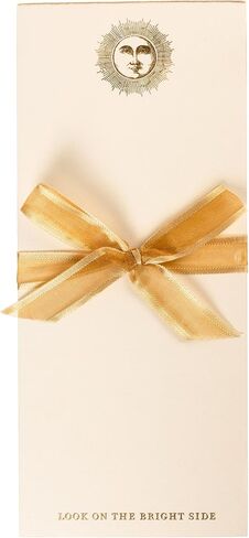 PEE Designer List Pad by Graphique Luxe Collection ، Gold Foil Notepad Notepad ، وكتابة لوحة مع 150 صفحة ، 4 "× 9.75" in Kuwait