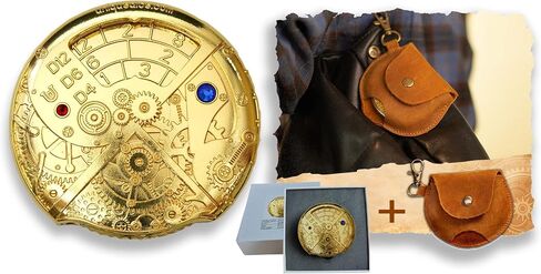 Roulette Dice Mechanical Dice Spinner Dice Set Dungeons and Dragons Dice Set Metal Dice Set D&D Dice Role Playing Dice DND Dice Sets Versatile Dice for Role Playing Steampunk TRPG in Saudi Arabia