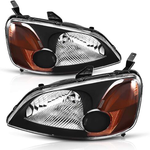 AUTOSAVER88 Headlights Assembly Compatible with 2005-2010 Chrysler 300 Replacement Headlamp Chrome Housing Clear Lens Clear Reflector in Saudi Arabia