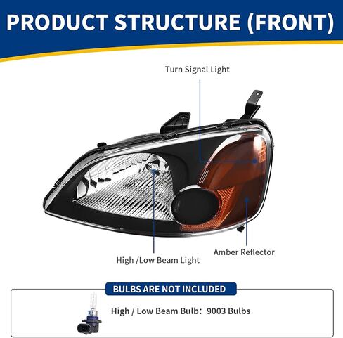 AUTOSAVER88 Headlights Assembly Compatible with 2005-2010 Chrysler 300 Replacement Headlamp Chrome Housing Clear Lens Clear Reflector in Saudi Arabia