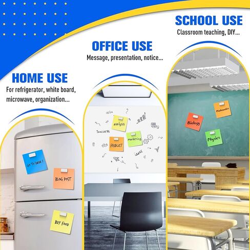 FINDMAG Neodymium Bar Magnets Rare Earth Magnet Bar, 6 Pack Neodymium Magnets with Double Sided Adhesive - 60 x 10 x 3 mm, Silver in Kuwait