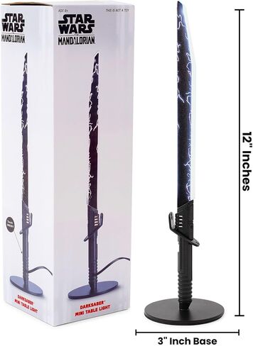 حرب النجوم Darksaber 12 بوصة سطح المكتب LED LED ضوء مزاج لمطاولة منضدة in Kuwait