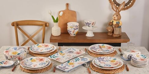Bico Tunisian Ceramic Butter Dish with Lid, Butter Keeper for Counter, Kitchen, Dishwasher Safe in Kuwait