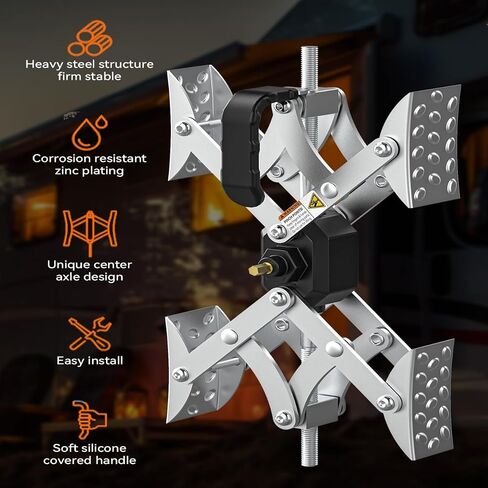 X-Shaped Wheel Chocks for Travel Trailer【Allow Drill Adjust】 RV Stabilizers X chocks Camper Wheel Chock for Travel Trailers RV Accessories Wrench Adjustable 3"-11.5" （2 PCS） Orange in Saudi Arabia
