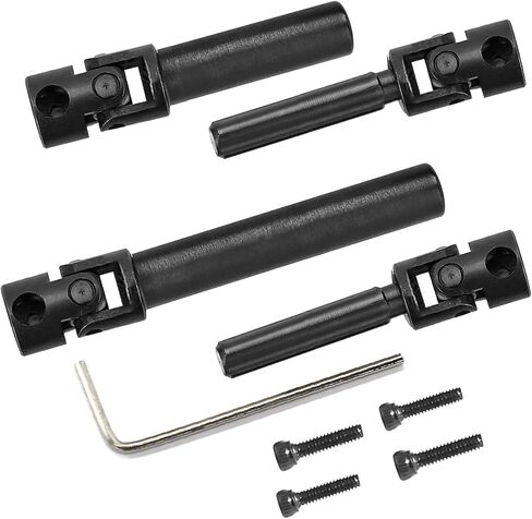 REDSPIDER RC Center Drive Shafts Steel Driveshafts for SCX24 Upgrades AXI00001 C10 AXI00002 JLU AXI00006 1/24 Scale RC Crawler Car in Saudi Arabia