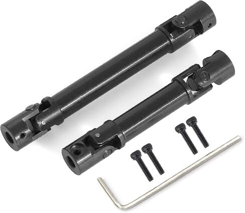 REDSPIDER RC Center Drive Shafts Steel Driveshafts for SCX24 Upgrades AXI00001 C10 AXI00002 JLU AXI00006 1/24 Scale RC Crawler Car in Saudi Arabia