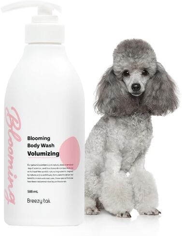 Blooming Volumizing Dog Shampoo, Loved by Top Korean Groomers, Volumizing Formula for a Shiny & Fluffy Coat – Easy Breezy, Professional Care at Home (16.9 fl oz/500ml) (16.9 fl oz) in Kuwait