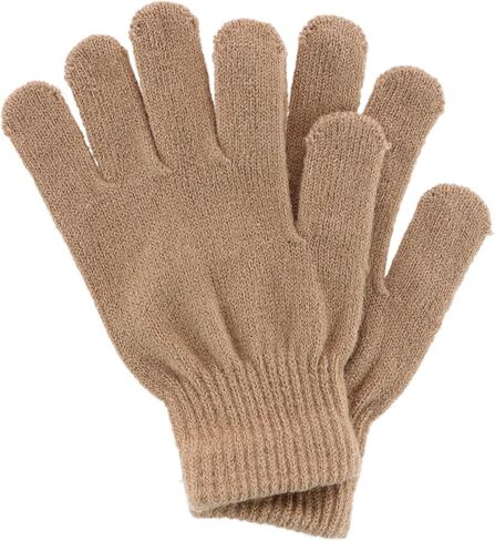 مجموعة قفازات وقفازات شتوية بطباعة جلد الفهد للفتيات مقاس 7-14 من CTM® من Connex Gear in Kuwait