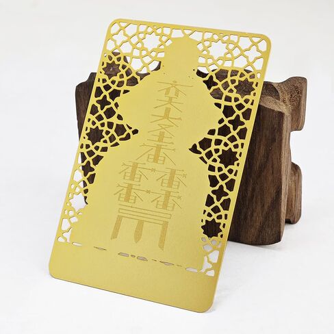 Feng Shui Sun Wu Kong Longevity & Good Health Gold Amulet Card in Saudi Arabia