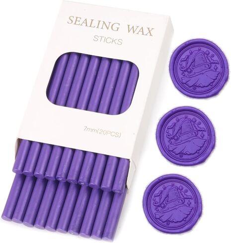 اللؤلؤ الوردي غراء الأسلحة الختم عصي الشمع ، hosailing 20pcs شمع الختم العصي لختم ختم الشمع ، الشمع الختم الوردي لدعوات الزفاف ، أختام مغلف الرسائل ، أفكار هدايا رائعة (الحجم المصغر) in Kuwait