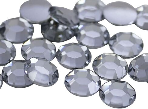 Allstarco 20mm Brown Smokey Topaz H113 Flat Back Acrylic Rhinestones Cosplay Plastic Gems Embelishments Jewelry Making Crafts Scrapbooking Costume Jewels - 20 Pieces in Saudi Arabia