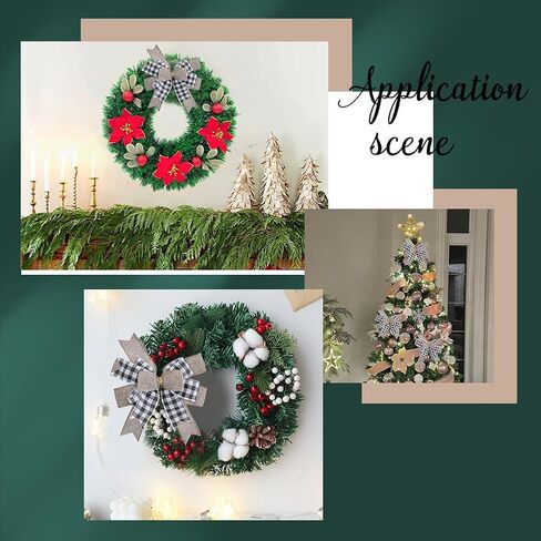 GORGECRAFT 2Pcs Wreath Bow Polyester Red White Love Heart Pattern Wedding Party Decorative Big Bowknot with Twist Tie fo in Kuwait