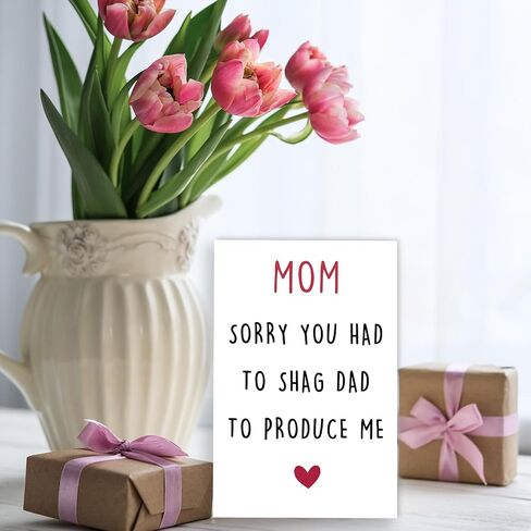 Happy Dog Mom Gifts for Women, Funny Mothers Day Card for Dog Mom, First Pet Mother’s Day Card for Her, Best Dog Mom in Kuwait