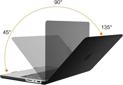 Moseso متوافق مع MacBook Pro 14 بوصة الحالة 2025 2024 2023 2022 2021 M4 M3 M1 M1 A3112 A3185 A3401 A2918 A2992 A2779 A2442 PRO MAX ، غطاء القشرة الصلبة البلاستيكية ونوع C ، Crystal Clear Clear in Kuwait