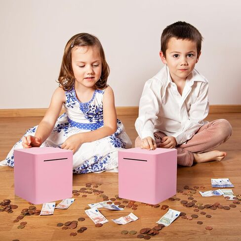 Piggy Bank for Adults Must Break to Open Money Box, Metal Piggy Bank Saving Money Box for Adults/Kids,Stainless Steel Piggy Bank Unbreakable Savings Box in Saudi Arabia