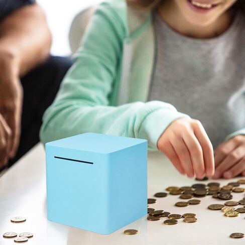 Piggy Bank for Adults Must Break to Open Money Box, Metal Piggy Bank Saving Money Box for Adults/Kids,Stainless Steel Piggy Bank Unbreakable Savings Box in Saudi Arabia