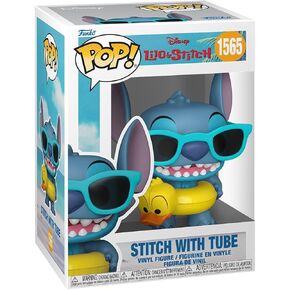 Funko Pop Disney: Lilo and Stitch - Stitct with Tube - Finyl Figure - فكرة الهدية - البضائع الرسمية - ألعاب للأطفال والكبار - عشاق الرسوم المتحركة/الرسوم المتحركة - نموذج نموذج لهواة جمع العملات
