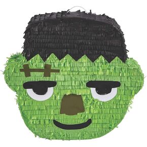 Green Monster Pinata - Halloween Party Game for Kids - 1 Piece