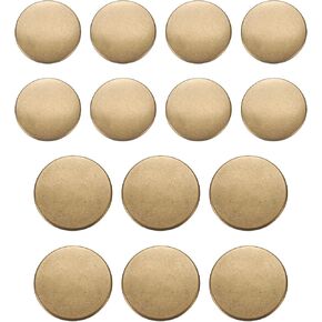 HARFINGTON Metal Antiqued Button Set 15mm 20mm Round Metal Sewing Button Brass Shank Replacement Button for Men Women Blazer Suit Woolen Coat Shirt Jacket Trousers Sewing Crafts, Bronze in Saudi Arabia