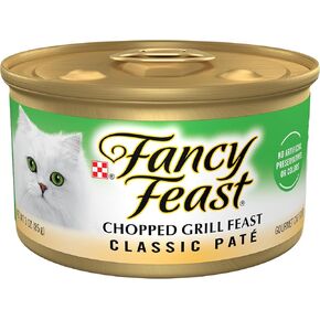 Purina Fancy Feast Seafood Classic Pate Collection Grain Free Wet Cat Food Variety Pack - (Pack of 30) 3 oz. Cans