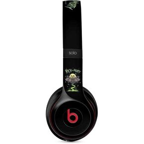Skinit Decal Audio Skin Compatible with Beats Solo 3 Wireless - Officially Licensed Warner Bros Rick and Morty Spaceship Design
