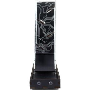 C4Labs Hi-Tech Laser Etched Dice Tower, Techno, Gaming