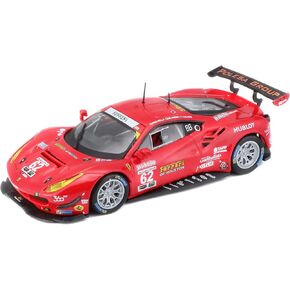 BBURAGO B18-36301 1:43 FERRARI RACING 488 GTE 2017 ، Red #62