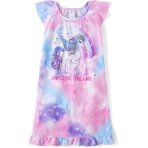 The Children's Place Girls' Short Sleeve Nightgown