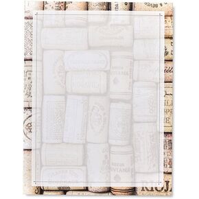 Gartner Studios Photorealistic Wine Cork Stationery, 40 count