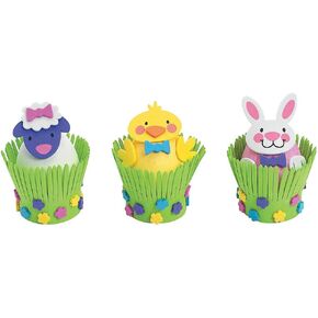 Foam Easter Egg Decorating Craft Kit (One Dozen)Easter/Crafts/Activities